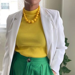 Vintage Yellow Shirt Size Small